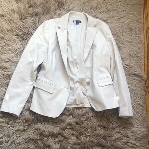 Ann Taylor Classic White Blazer